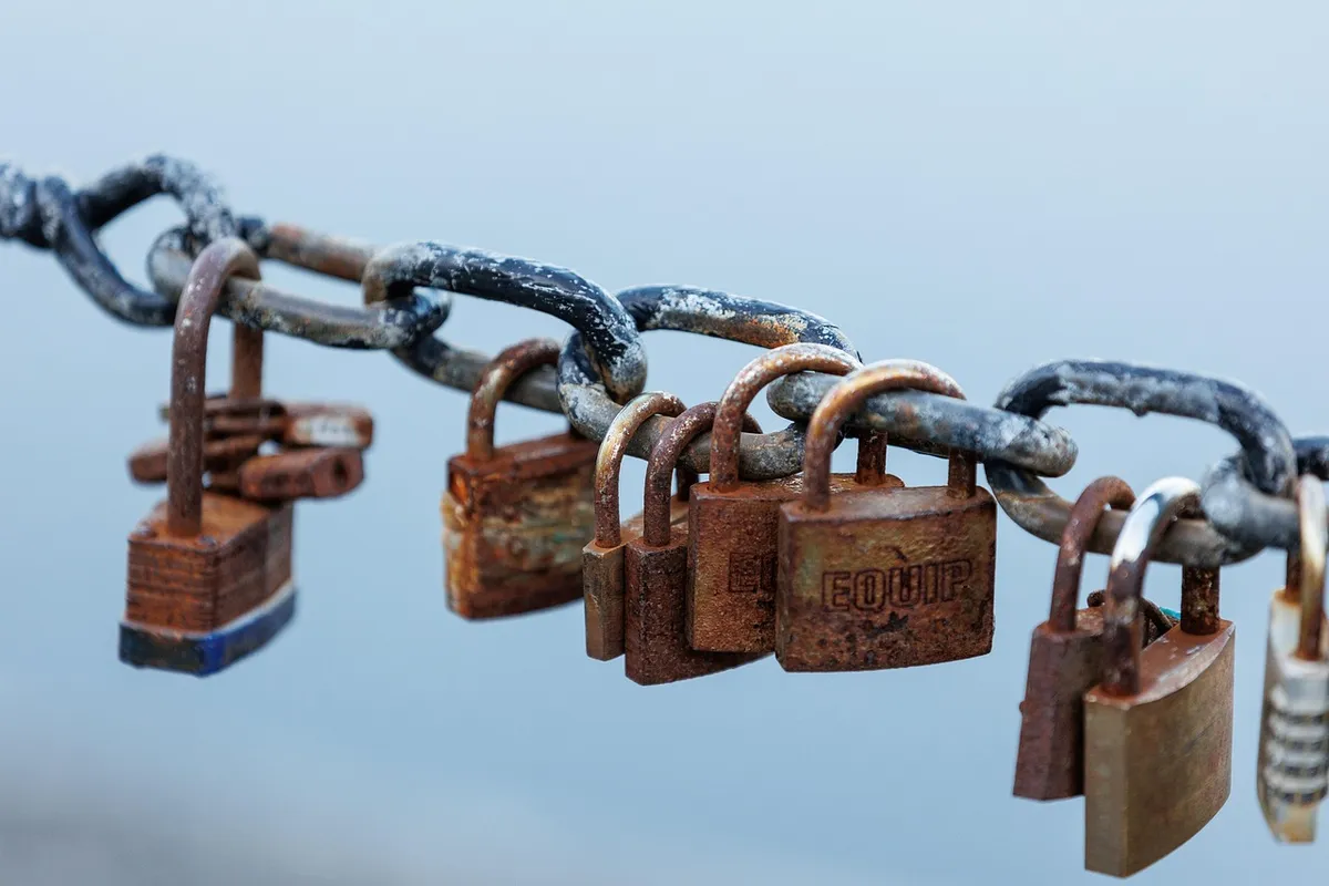 padlocks, chain, love lock, locks, rusty, chain, chain, chain, chain, chain, rusty, rusty